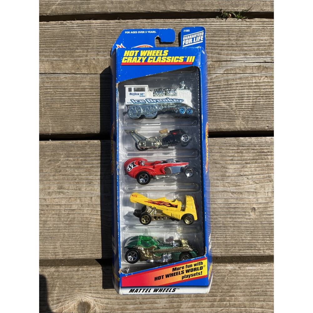 Hot Wheels Gift Pack 5 car Crazy Classics III Die Cast ,1:64,sealed 21085